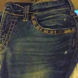 Silver girls jeans Size 14 leg 33